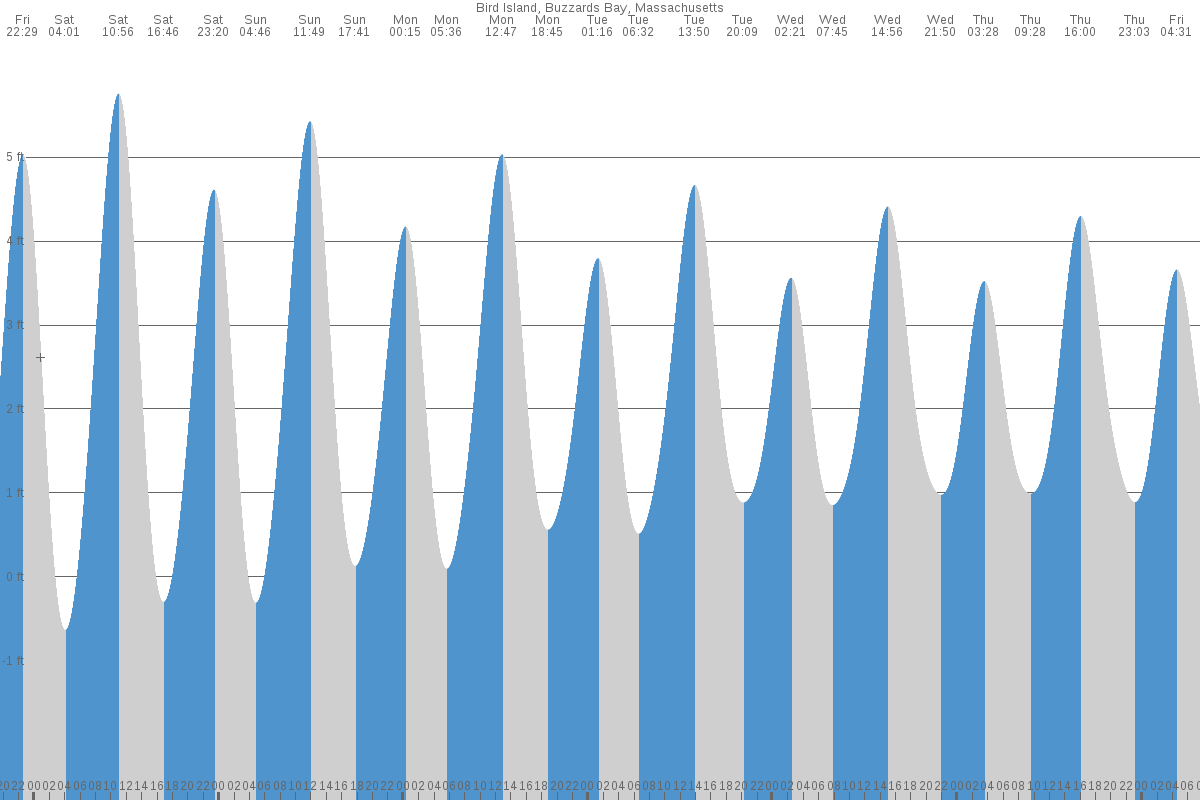 Bird Island tide chart