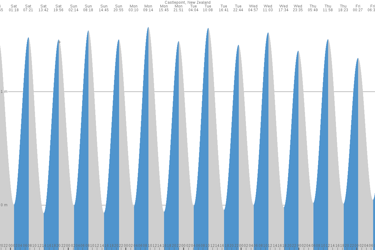Castlepoint tide chart