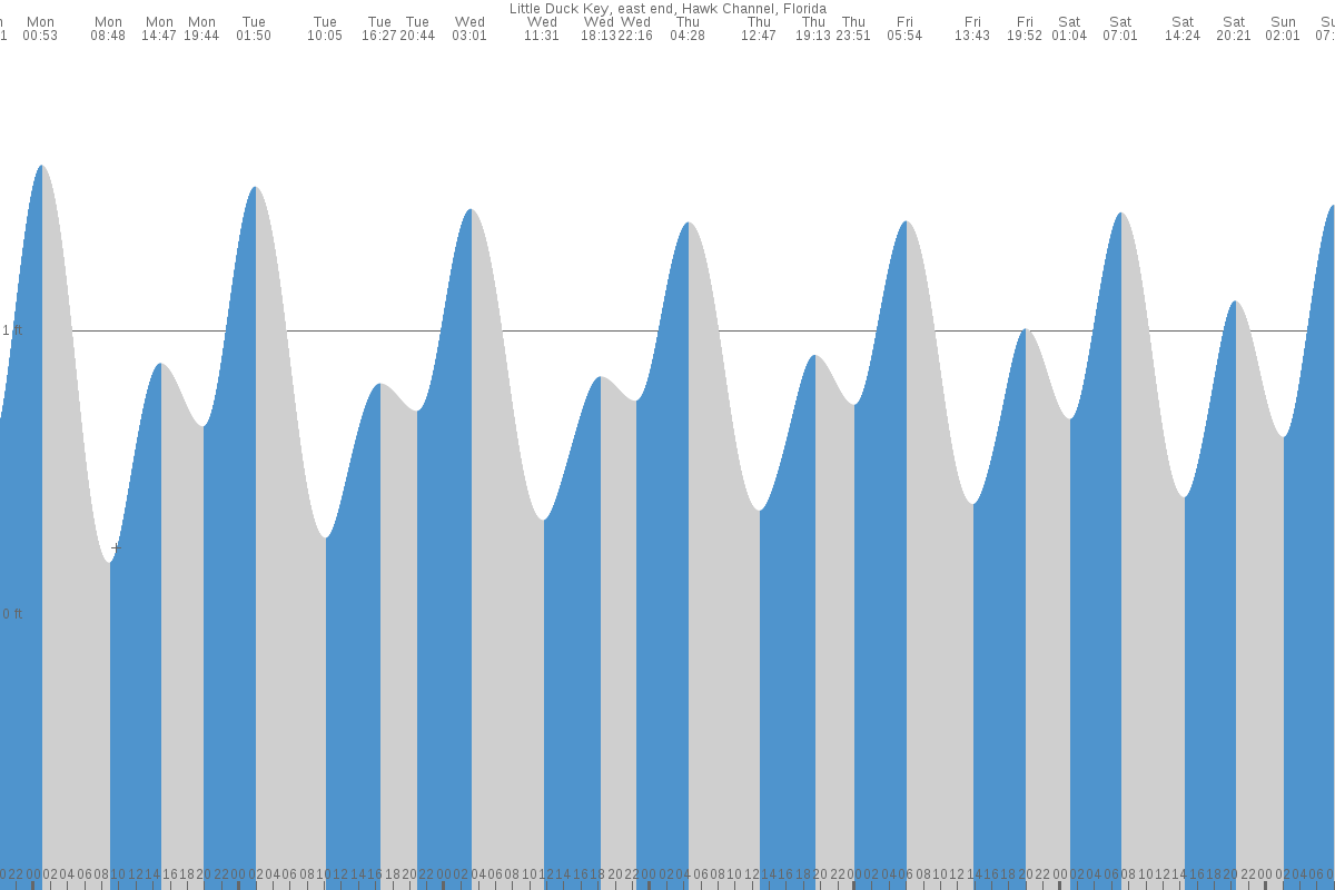 Little Duck Key tide chart