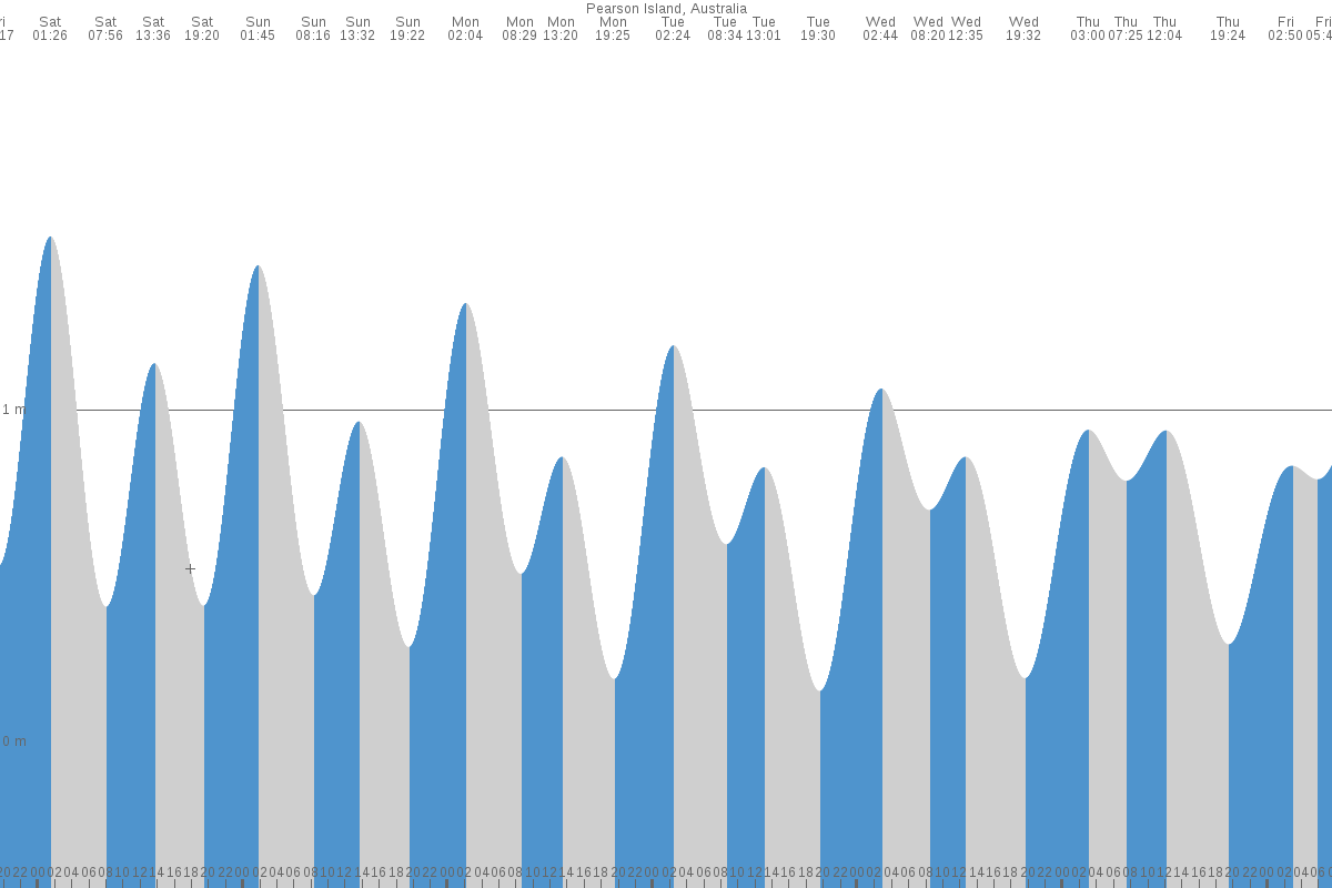Pearson Isles tide chart