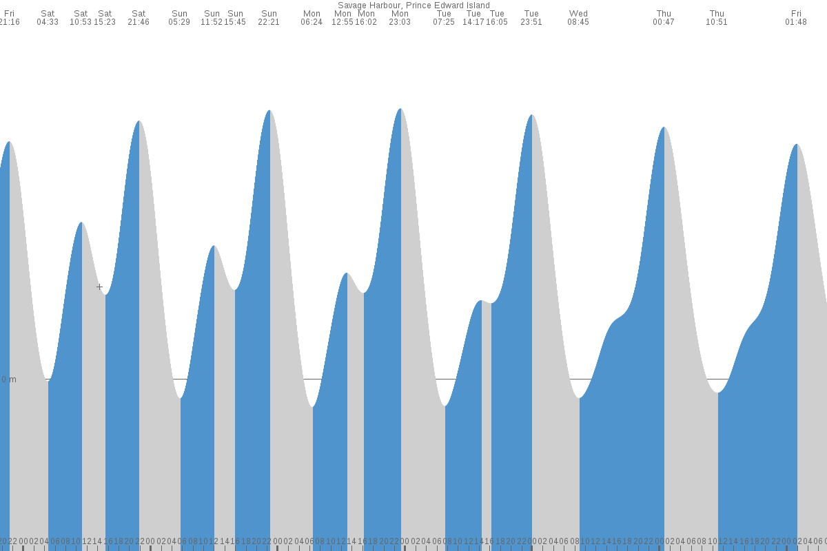 Savage Harbour tide chart