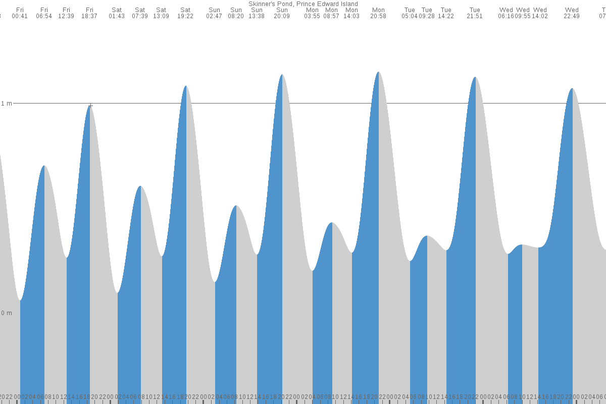 Skinners Pond tide chart