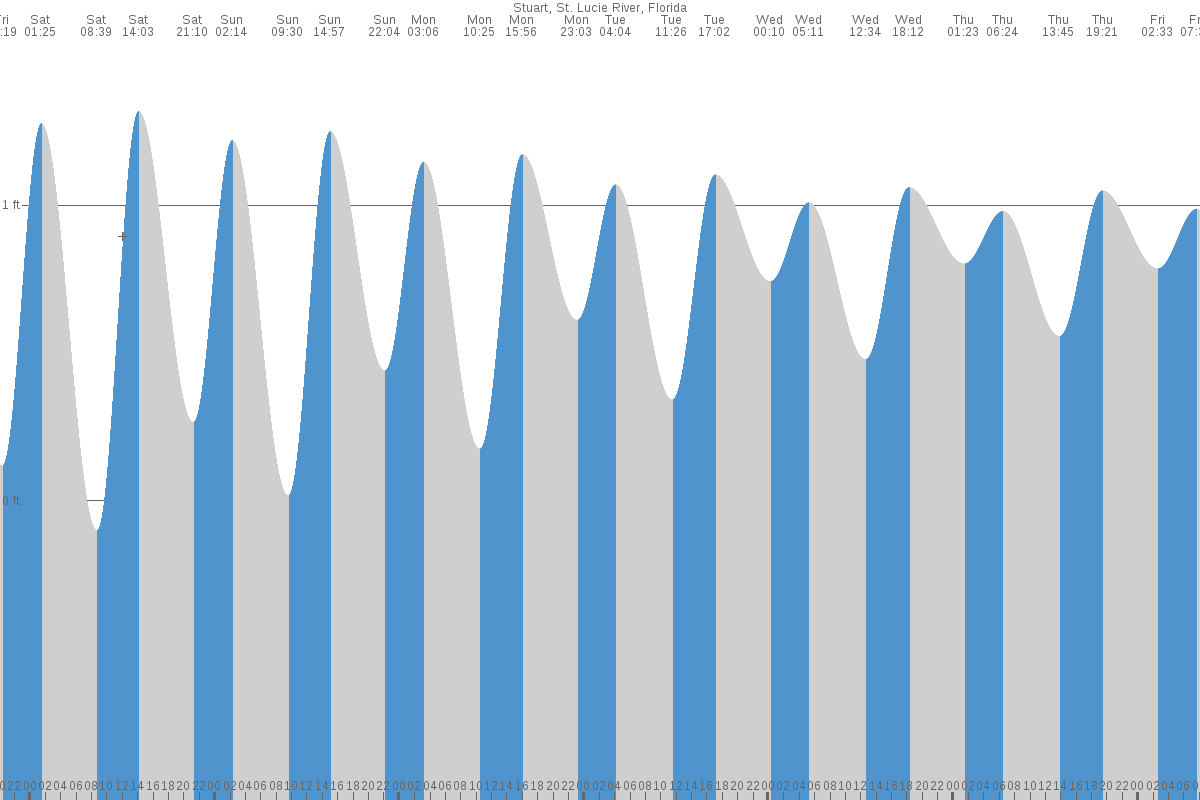 Palm City tide chart