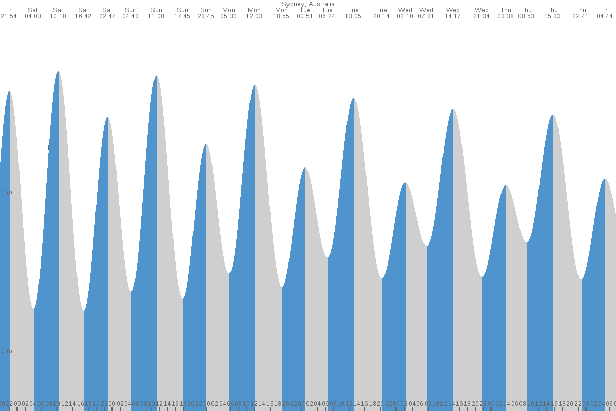 Neutral Bay tide chart