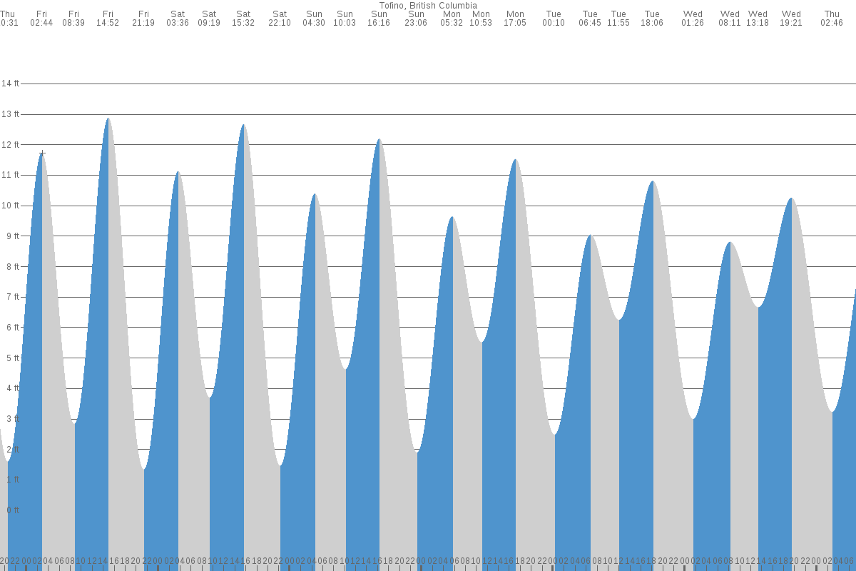Tofino tide chart