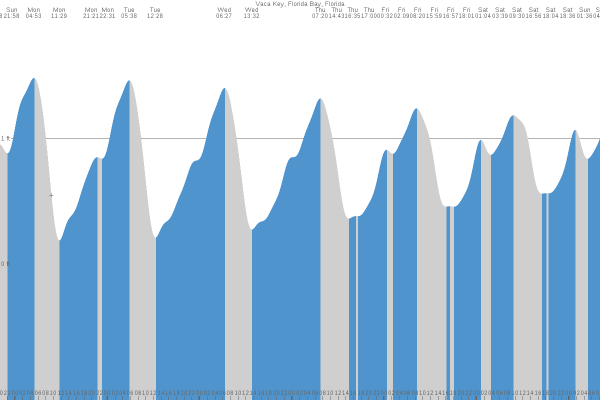 Vaca Key tide chart