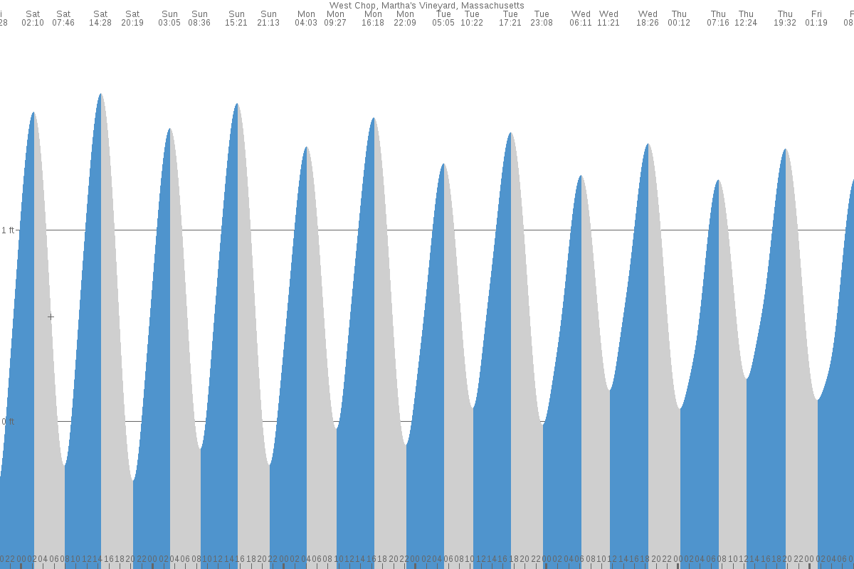 West Chop tide chart