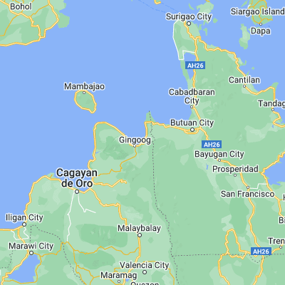 Map showing location of Anakan (8.847780, 125.151390)