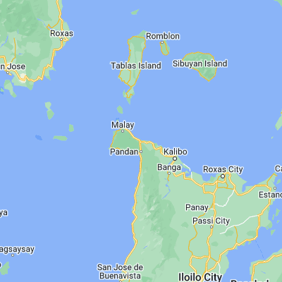 Map showing location of Aquino (11.822100, 122.108800)