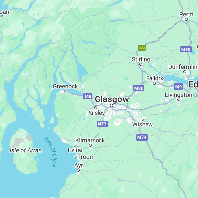 Map showing location of Clydebank (55.901370, -4.405700)