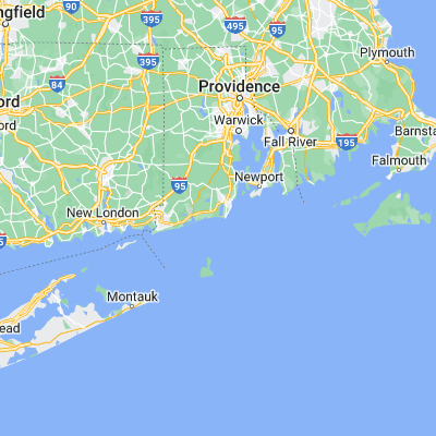 Map showing location of East Matunuck Beach (41.376490, -71.528670)