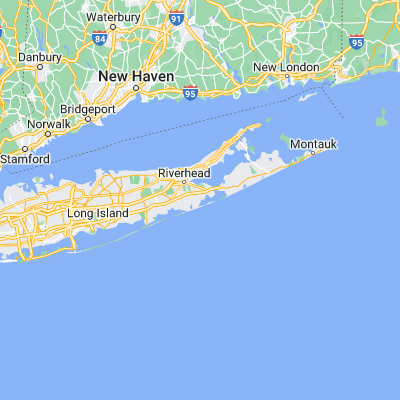 Map showing location of East Quogue (40.840660, -72.581480)