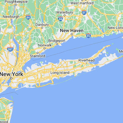 Map showing location of East Setauket (40.941490, -73.105940)