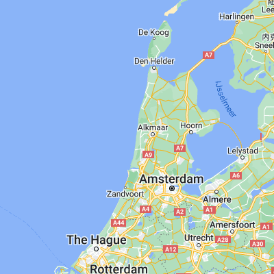 Map showing location of Egmond aan Zee (52.620400, 4.627050)