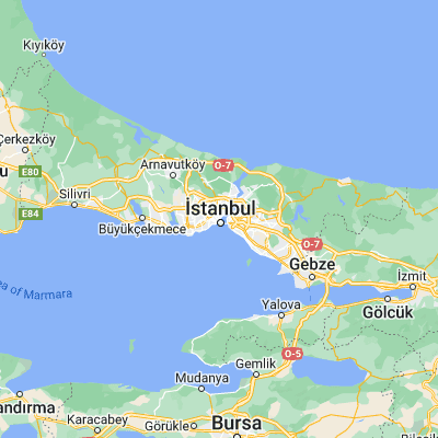 Map showing location of Eminönü (41.017660, 28.974380)