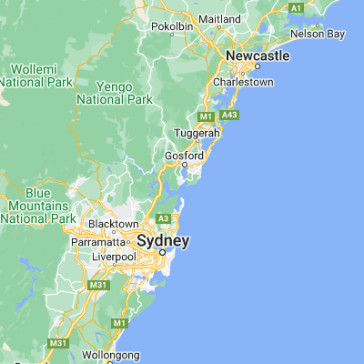 Map showing location of Ettalong Beach (-33.510580, 151.330440)