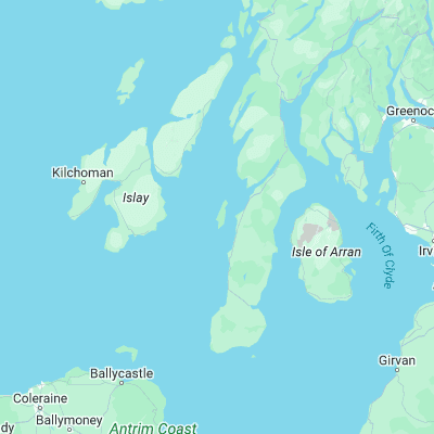 Map showing location of Sound of Gigha (55.683330, -5.766670)