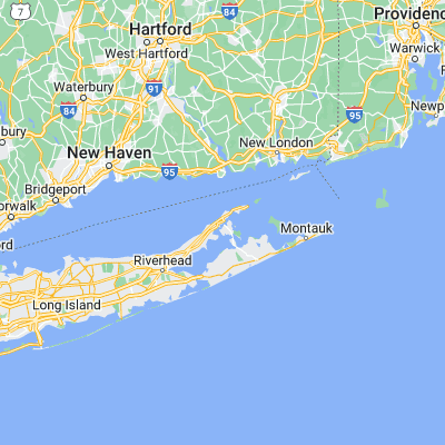 Map showing location of Greenport West (41.101780, -72.371950)