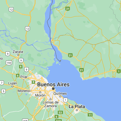 Map showing location of Isla Martín García (-34.179270, -58.252450)