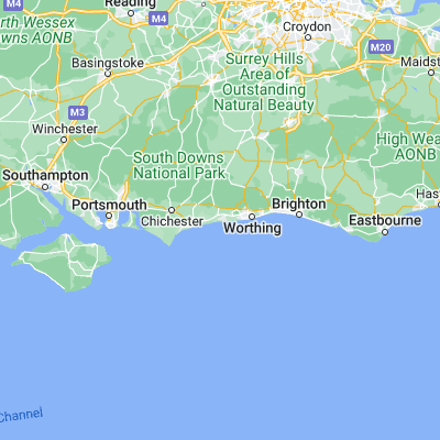 Map showing location of Littlehampton (50.806910, -0.537820)