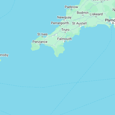 Map showing location of Lizard Point (49.957980, -5.206270)