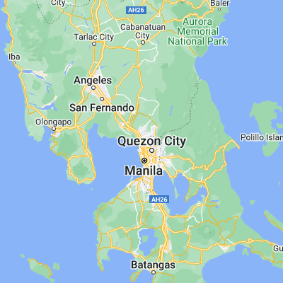 Map showing location of Meycauayan (14.736940, 120.960830)