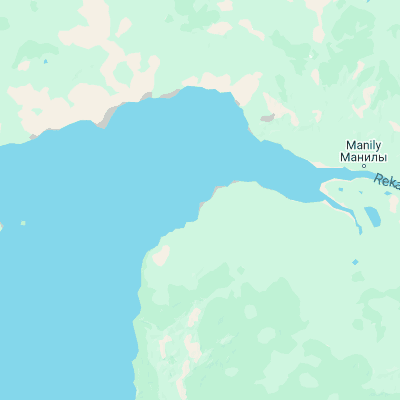 Map showing location of Cape Astronomicheskiy (62.407004, 164.444109)