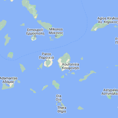 Map showing location of Naxos (37.105560, 25.376390)