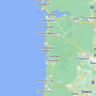 Map showing location of Nehalem Bay (45.692880, -123.922080)