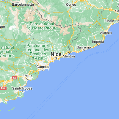 Map showing location of Saint-Jean-Cap-Ferrat (43.689220, 7.332380)