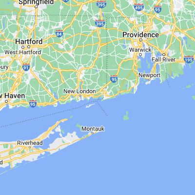 Map showing location of Stonington (41.335930, -71.905900)